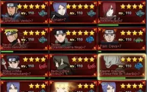 Conta de Naruto Online s25 539k