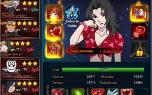 Conta de Naruto Online s25 539k