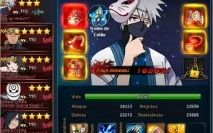 Conta de Naruto Online s25 539k