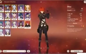 (NA) Genshin Impact AR36 Mona Ganyu Diluc Skyward Atlas