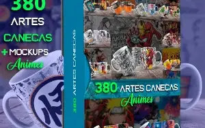 Todas as artes acompanham de um mockup prontinho para usar