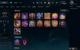 Conta de 2016 -  761 Skins - Platina 1
