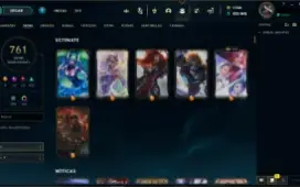 Conta de 2016 -  761 Skins - Platina 1
