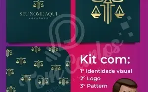 Logomarca de Advogado Kit Promocional Pré Pronto