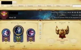 Conta GOLD V 121 CHAMPS 90SKINS