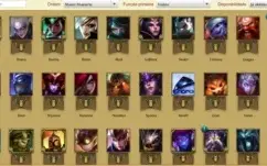 Conta GOLD V 121 CHAMPS 90SKINS