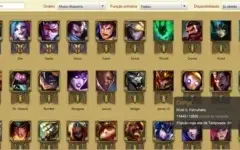 Conta GOLD V 121 CHAMPS 90SKINS
