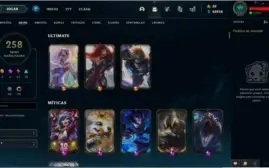 Conta LOL - Todos campeões adquiridos - 258 Skins habilitada