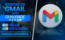 ✅Conta Gmail Entrega Imediata Full ⚡ Novos, Login Garantido.