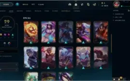 Conta League Of Legends Level 171 unranked