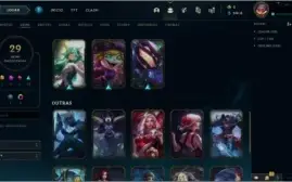 Conta League Of Legends Level 171 unranked