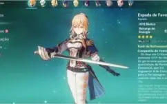 CONTA GENSHIN IMPACT AR7 + JEAN 2 + FISCHL 2 + 3 ARMAS 4S