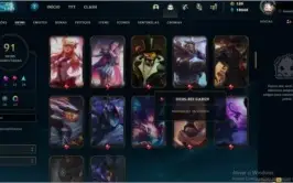 CONTA DE LOL COM MUITA COISA