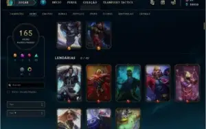 Conta League Of legends full champ 160 Skins+