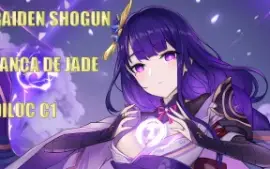 Conta Ar 28 - Raiden Shogun 5⭐ + Lança De Jade 5⭐