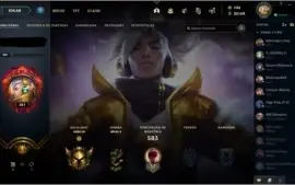 Conta LoL 268 Skins com Yasuo Prestigio