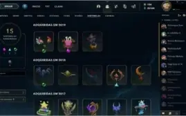 Conta LoL 268 Skins com Yasuo Prestigio