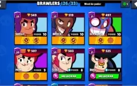 Conta Brawl Stars 10,5K