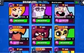 Conta Brawl Stars 10,5K
