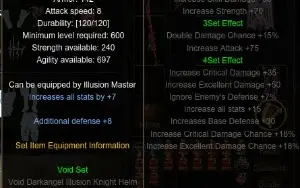 Darkangel ILLUSION KNIGHT Mu Online Webzen Nidavellir