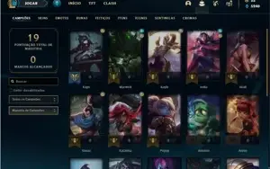 Conta ouro 4 com 25 Champs e 4 Skins