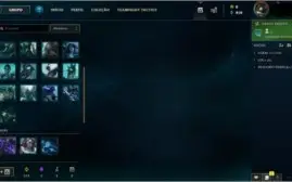 conta no lol platina 1
