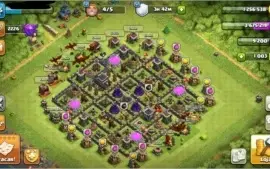 Contas clash of clans cv11 e cv 9 Full