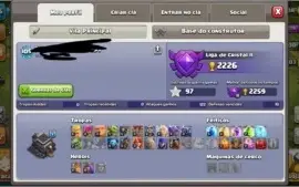 Contas clash of clans cv11 e cv 9 Full