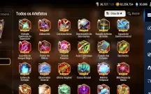 Conta de epic seven com 30 k de skystones+ 1000 folhas+ 6 ML