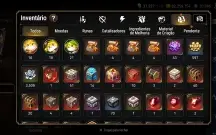Conta de epic seven com 30 k de skystones+ 1000 folhas+ 6 ML