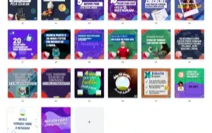 Pack Canva Marketing Digital Vol 1 - 50 Artes Editáveis