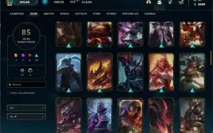 Conta Main jg LV 177/85 Skins +Conta Valorant com Skins