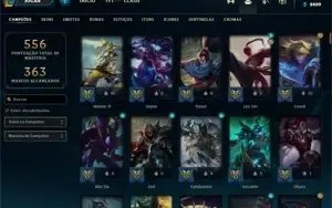 Conta Main jg LV 177/85 Skins +Conta Valorant com Skins