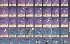 Conta - AR 59 - 16 Personagens 5* - 4 Arcontes - 11 Armas 5*