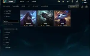 Conta Gold 3 FULL Champs 165 skins