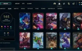 Conta Gold 3 FULL Champs 165 skins