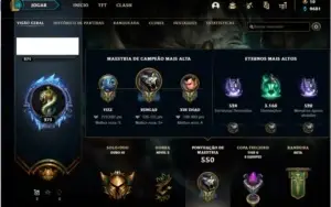 Conta Gold 3 FULL Champs 165 skins