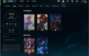 Conta Gold 3 FULL Champs 165 skins