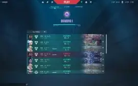 CONTA VALORANT - DIAMANTE 1 COM SKIN E BATTLEPASS