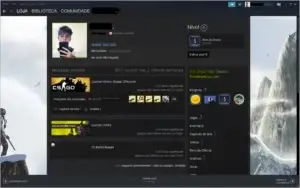 conta csgo com medalhas e com prime