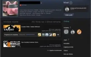 Conta Steam Com CS GO Supremo, Prime + Lvl 11 GC + Jogos