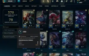 Ouro 3 com 115 Champs e 130 Skins ( MID / JG / ADC )