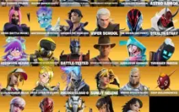 Conta Fortnite 77 SKINS RARAS | Petter G | Vader | Bugha | D