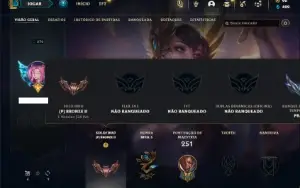 Bronze 2 com 140 Champs e 58 Skins + 1 Prestigio do Sett