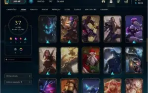 Conta PLATINA IV 37 SKINS