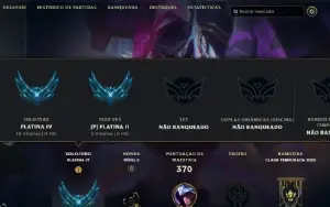 Conta Fa , Platina 4 , 135 Champions , Icone Raro Diamante !