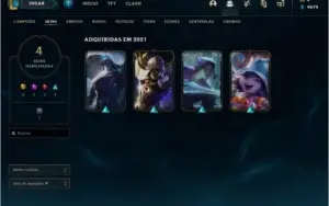 CONTA D1 BOA COM SKINS BOAS