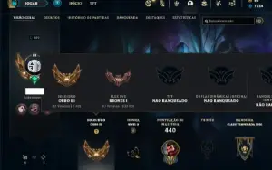 Conta ouro 3 com TODOS os champs e 172 Skins (MAIN JG / MID)