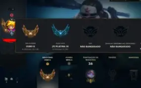 Conta League of Legends FULL ACESSO GOLD 1