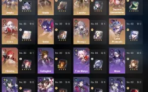 Lvl 70 - Acheron E2, Feixiao, Robin, Firefly, Rappa e mais